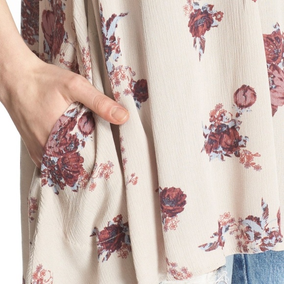 Free People Tunic Top Floral - XS - Picture 2 of 6